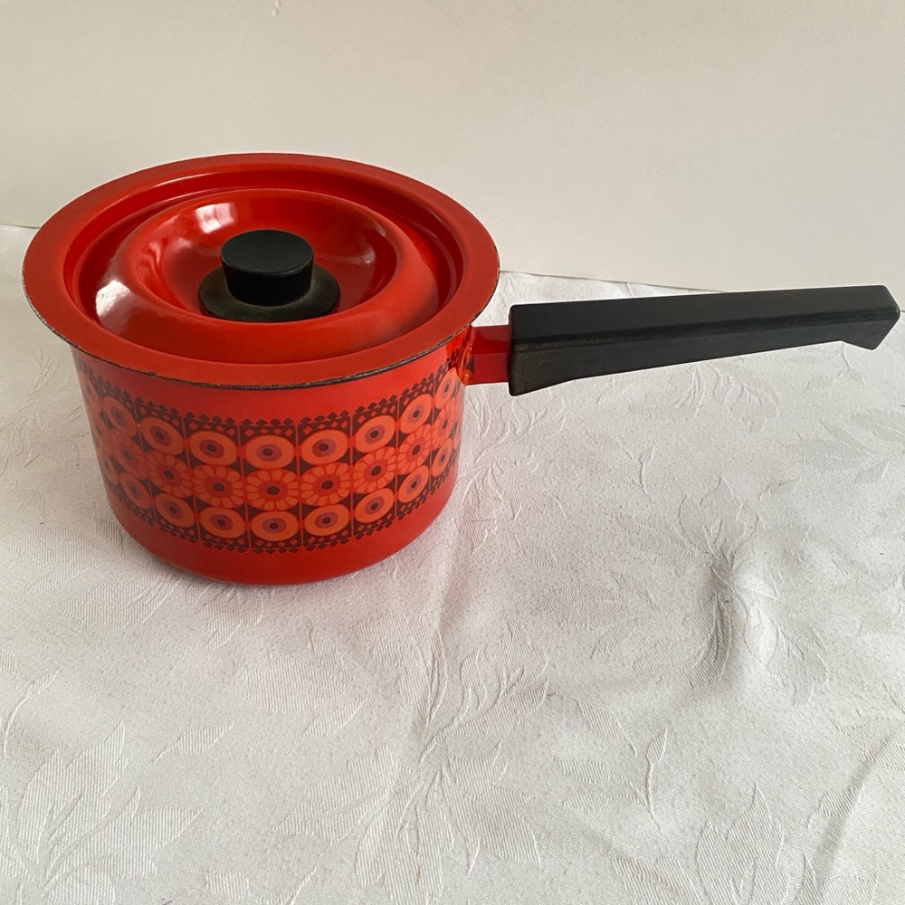 Finel Kehra Saucepan W Lid Vintage 1970s Finland